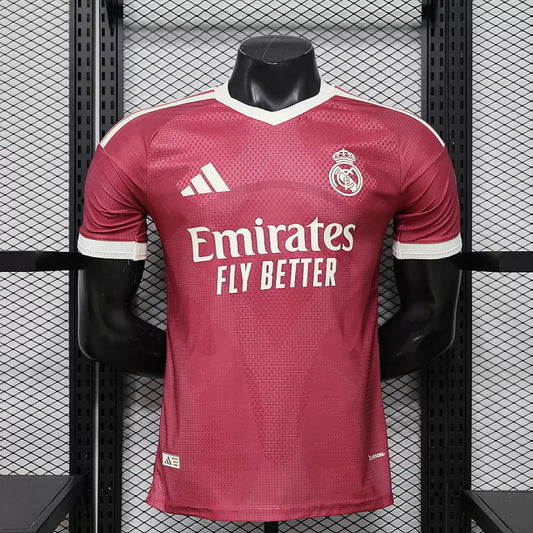 Maglia Real Madrid Away 26/27 Player Uomo Rosso | Maglia da Calcio - CalcioVivo