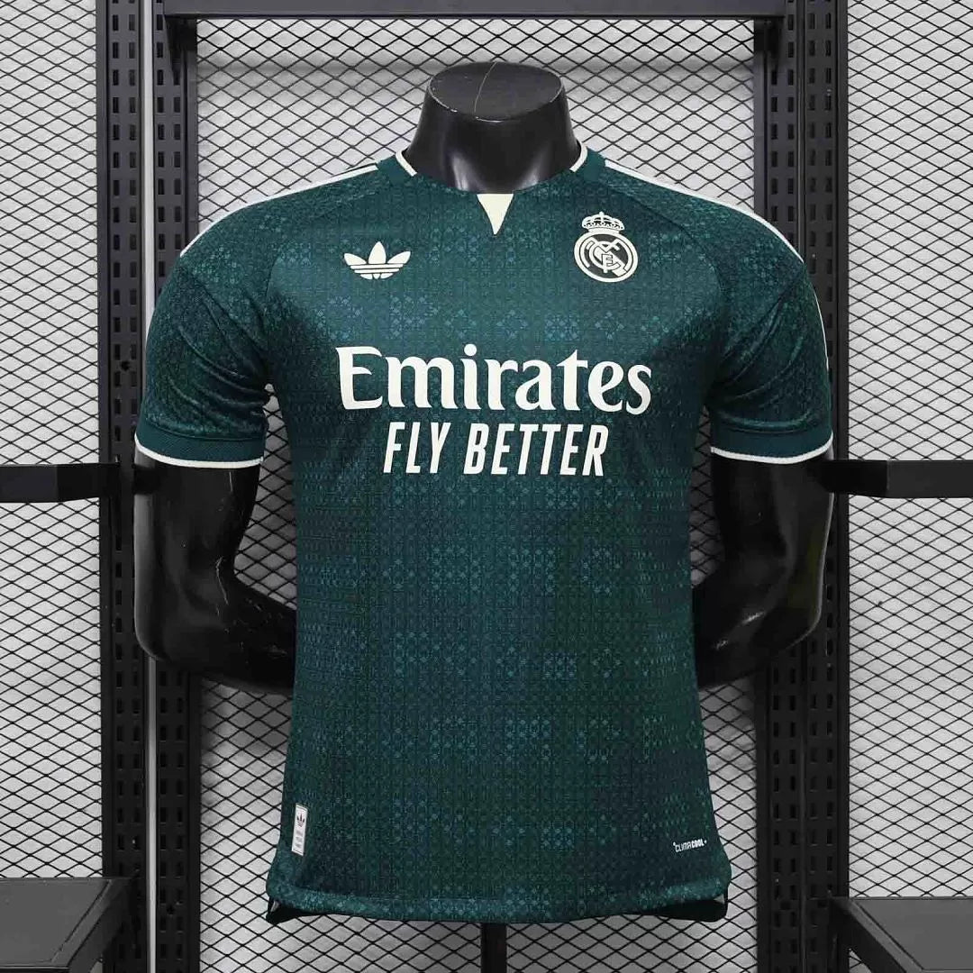 Maglia Real Madrid Away 26/27 Player Uomo Verde Scuro | Maglia da Calcio - CalcioVivo