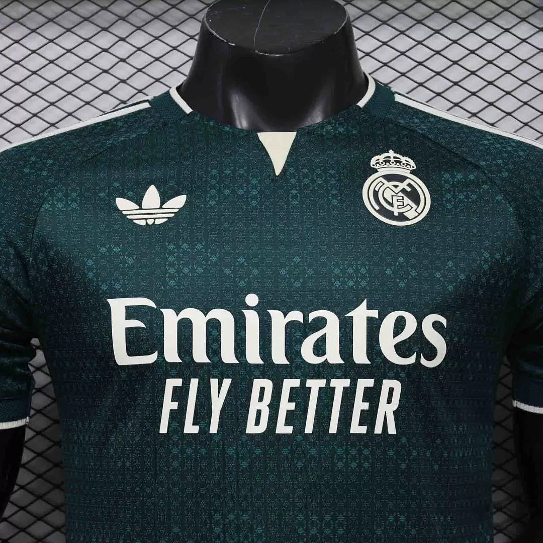 Maglia Real Madrid Away 26/27 Player Uomo Verde Scuro | Maglia da Calcio - CalcioVivo