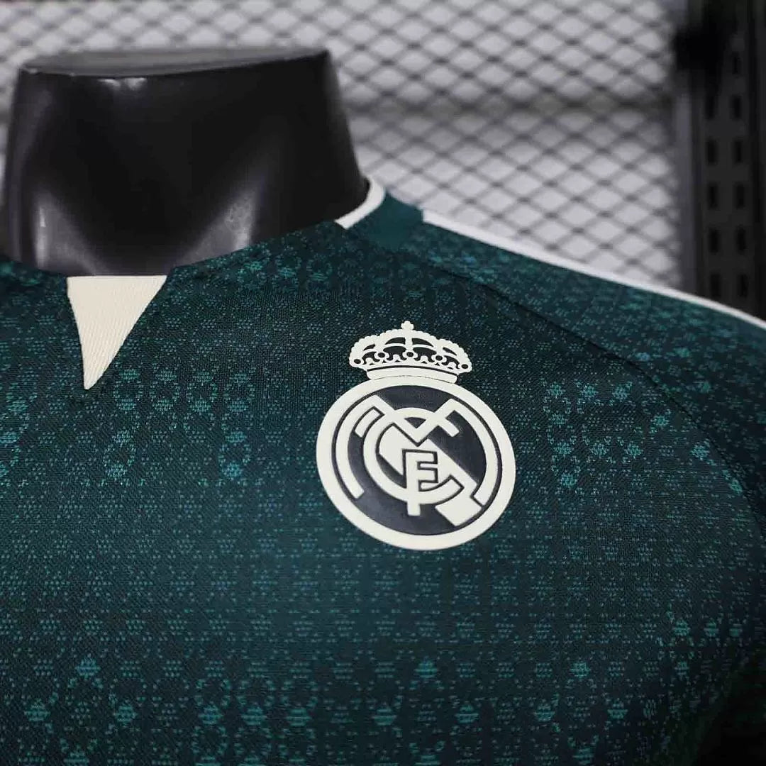 Maglia Real Madrid Away 26/27 Player Uomo Verde Scuro | Maglia da Calcio - CalcioVivo