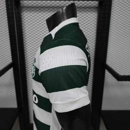 Maglia Sporting Home 26/27 Player Uomo Verde e Bianco | Maglia da Calcio - CalcioVivo