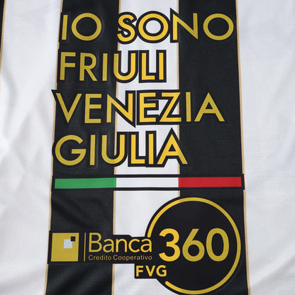 Maglia Udinese Home 26/27 Uomo Bianco e Nero | Maglia da Calcio - CalcioVivo