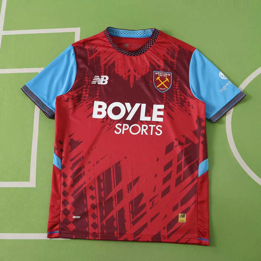 Maglia West Ham Home 26/27 Uomo Rosso Claret e Azzurro | Maglia da Calcio
