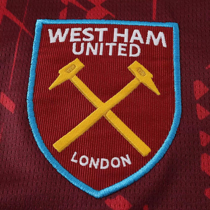 Maglia West Ham Home 26/27 Uomo Rosso Claret e Azzurro | Maglia da Calcio