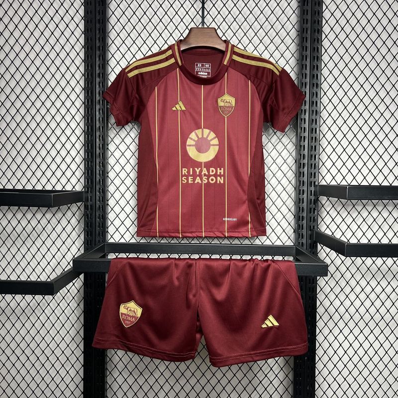 Roma Home 24/25 Kit Kids - CalcioVivo