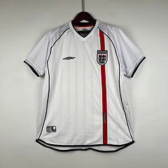 England Home Jersey 2002 Retro - CalcioVivo