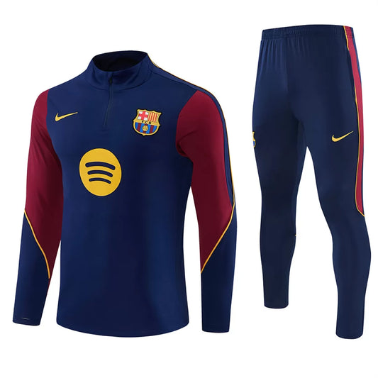 Tuta Barcelona 26/27 Uomo Blu Navy | Tuta da Calcio - CalcioVivo