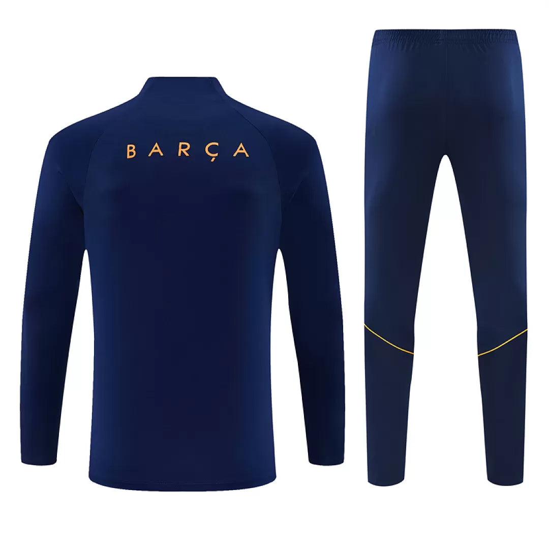 Tuta Barcelona 26/27 Uomo Blu Navy | Tuta da Calcio - CalcioVivo