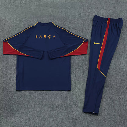 Tuta Barcelona 26/27 Uomo Blu Navy | Tuta da Calcio - CalcioVivo
