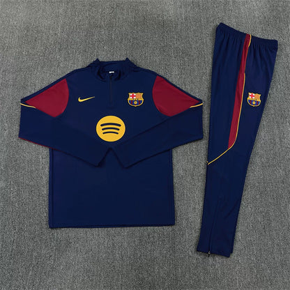 Tuta Barcelona 26/27 Uomo Blu Navy | Tuta da Calcio - CalcioVivo