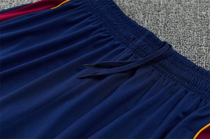 Tuta Barcelona 26/27 Uomo Bordeaux e Blu Navy | Tuta da Calcio - CalcioVivo