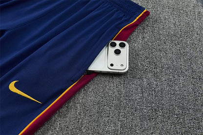 Tuta Barcelona 26/27 Uomo Bordeaux e Blu Navy | Tuta da Calcio - CalcioVivo