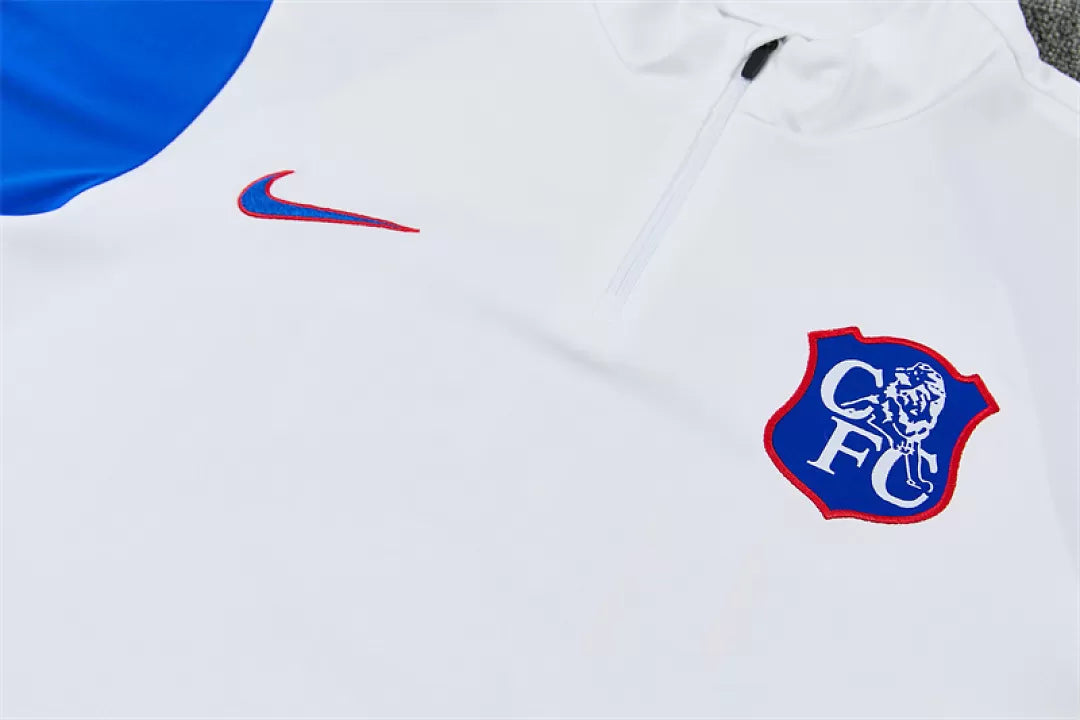 Tuta Chelsea 26/27 Uomo Bianco e Blu | Tuta da Calcio - CalcioVivo