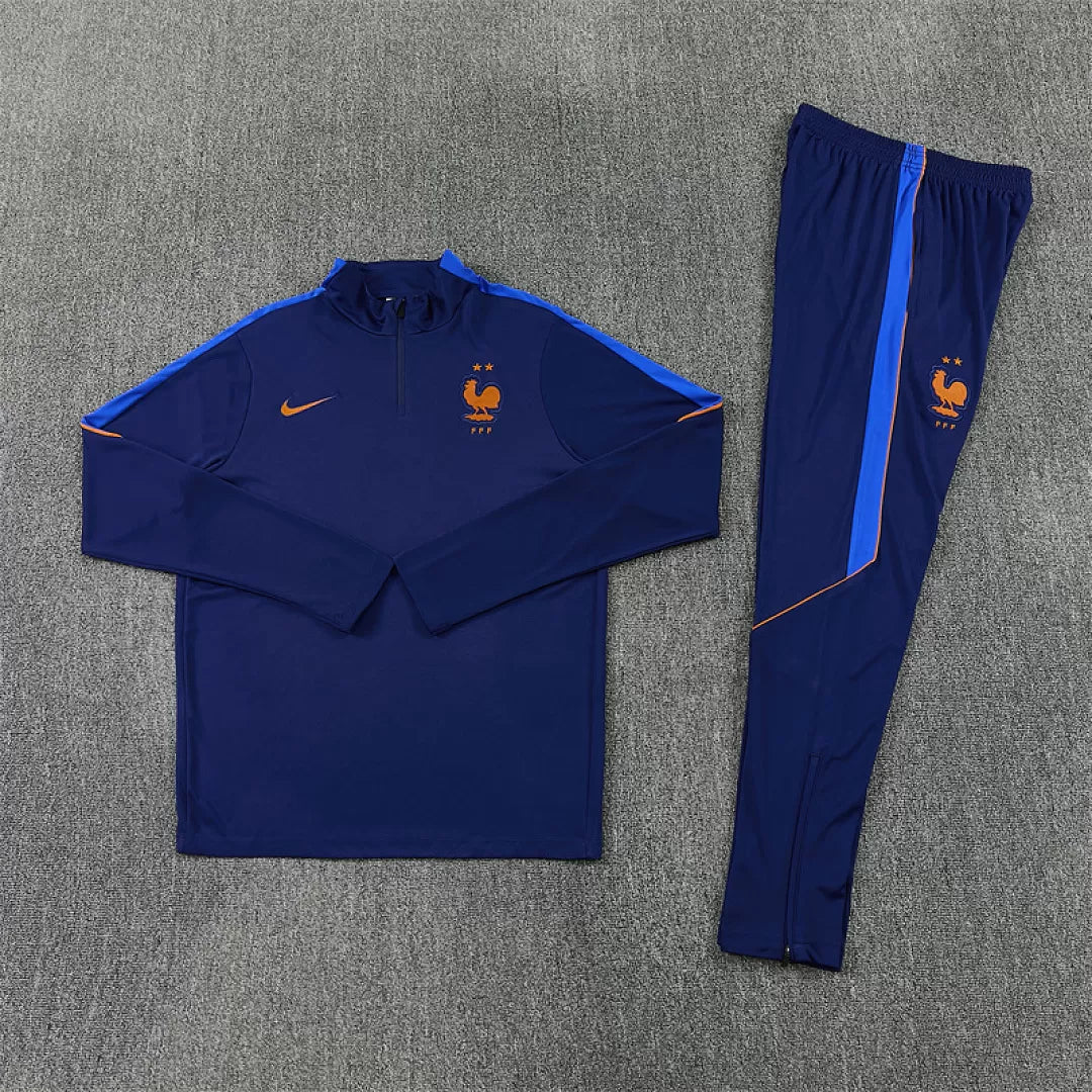 Tuta Francia 26/27 Uomo Blu Navy | Tuta da Calcio - CalcioVivo