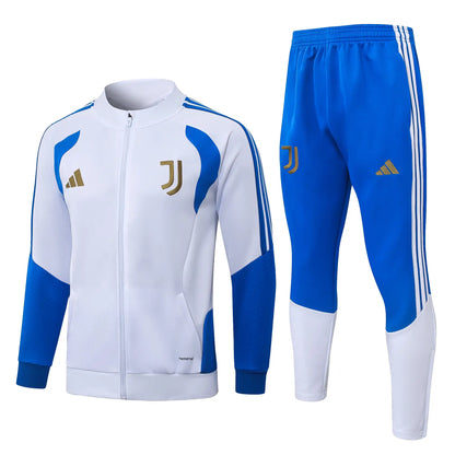 Tuta Full-zip Juventus 26/27 Uomo Bianco e Blu | Tuta da Calcio - CalcioVivo