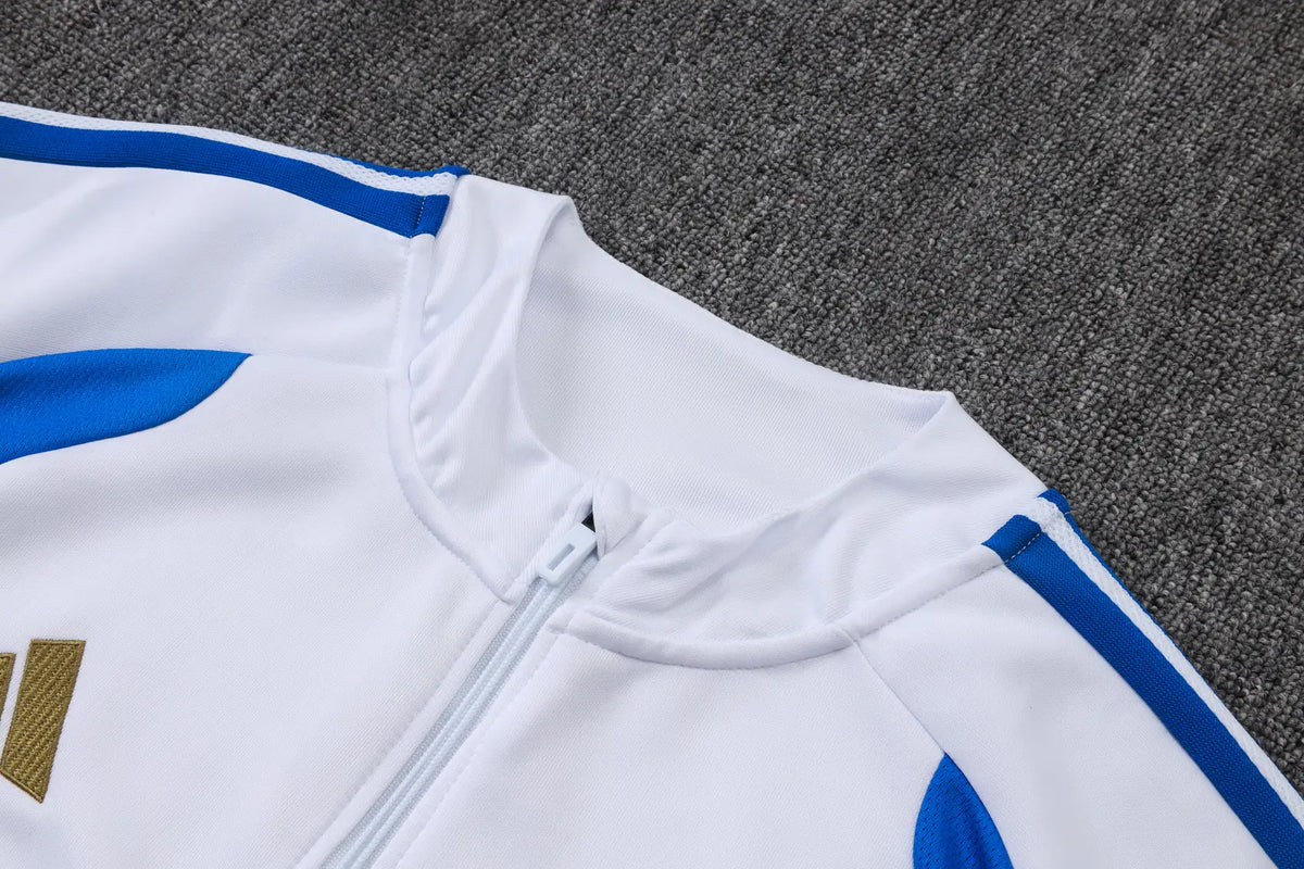 Tuta Full-zip Juventus 26/27 Uomo Bianco e Blu | Tuta da Calcio - CalcioVivo