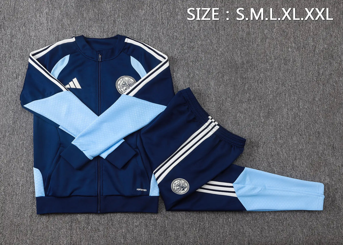Tuta Full-zip Ajax 26/27 Uomo Blu Navy | Tuta da Calcio - CalcioVivo