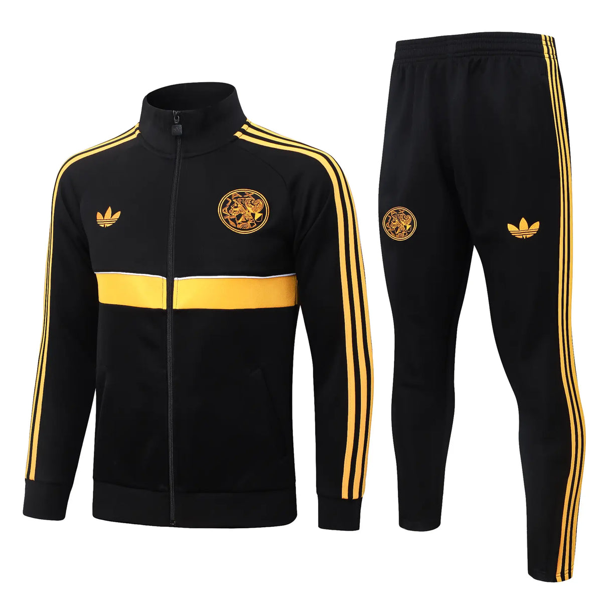 Tuta Full-zip Ajax 26/27 Uomo Nero | Tuta da Calcio - CalcioVivo