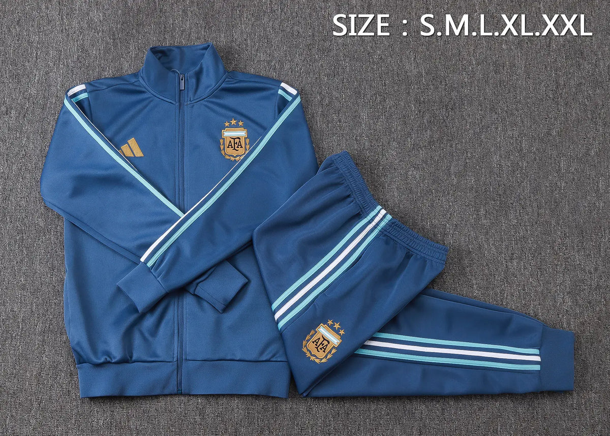 Tuta Full-zip Argentina 26/27 Uomo Blu | Tuta da Calcio - CalcioVivo