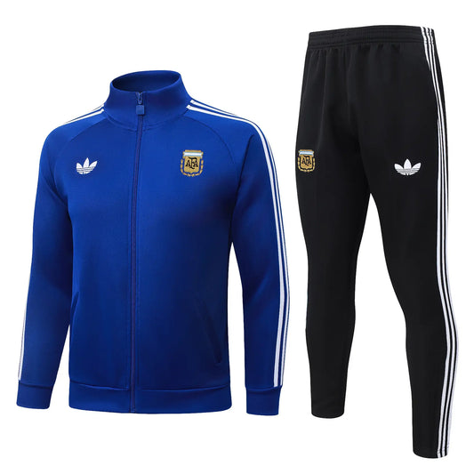 Tuta Full-zip Argentina 26/27 Uomo Blu Royal | Tuta da Calcio - CalcioVivo