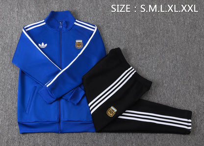 Tuta Full-zip Argentina 26/27 Uomo Blu Royal | Tuta da Calcio - CalcioVivo