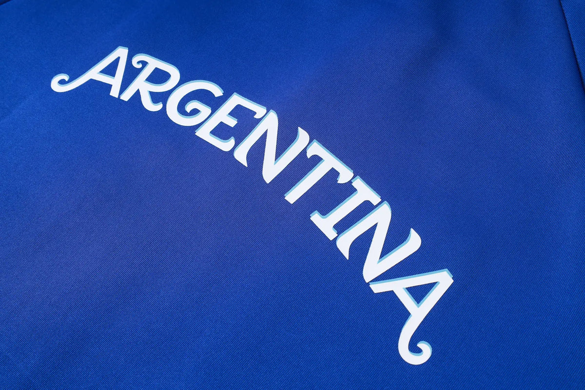 Tuta Full-zip Argentina 26/27 Uomo Blu Royal | Tuta da Calcio - CalcioVivo