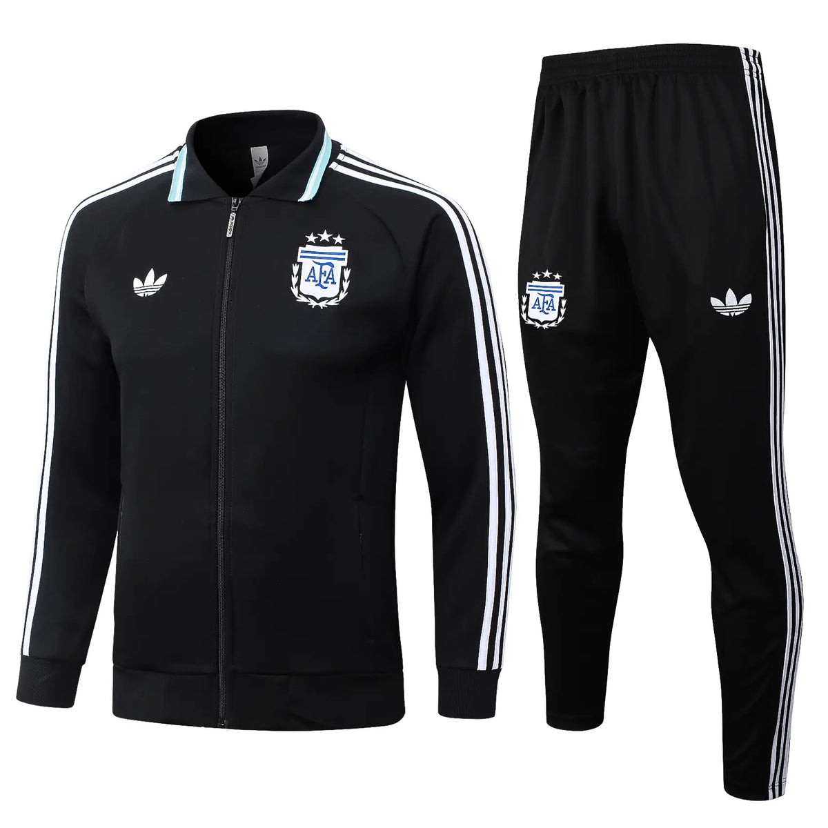 Tuta Full-zip Argentina 26/27 Uomo Nero | Tuta da Calcio - CalcioVivo