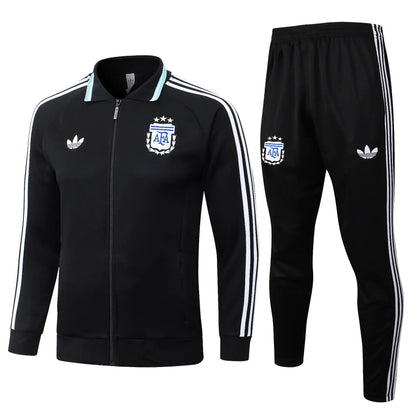 Tuta Full-zip Argentina 26/27 Uomo Nero | Tuta da Calcio - CalcioVivo
