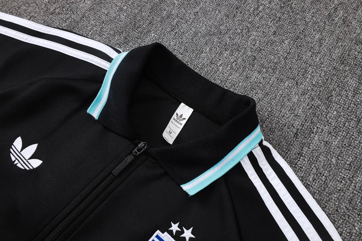 Tuta Full-zip Argentina 26/27 Uomo Nero | Tuta da Calcio - CalcioVivo