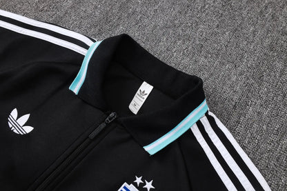 Tuta Full-zip Argentina 26/27 Uomo Nero | Tuta da Calcio - CalcioVivo