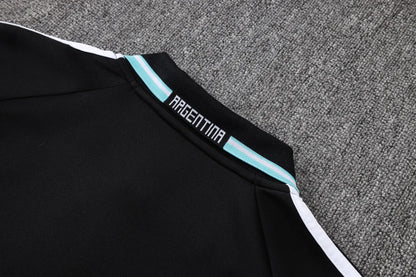 Tuta Full-zip Argentina 26/27 Uomo Nero | Tuta da Calcio - CalcioVivo