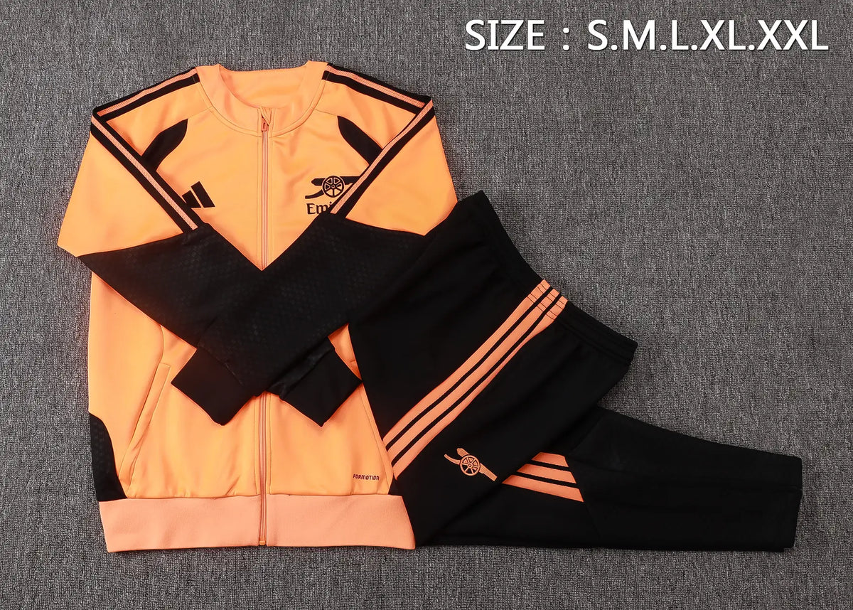 Tuta Full-zip Arsenal 26/27 Uomo Arancione | Tuta da Calcio - CalcioVivo