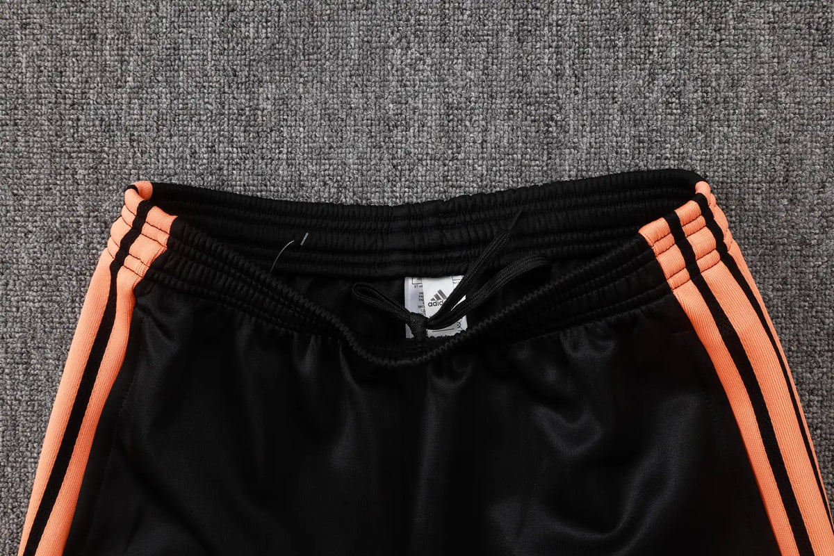 Tuta Full-zip Arsenal 26/27 Uomo Nero e Arancione | Tuta da Calcio - CalcioVivo