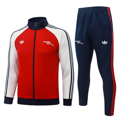 Tuta Full-zip Arsenal 26/27 Uomo Rosso/Blu Navy/Bianco | Tuta da Calcio - CalcioVivo