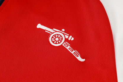 Tuta Full-zip Arsenal 26/27 Uomo Rosso/Blu Navy/Bianco | Tuta da Calcio - CalcioVivo