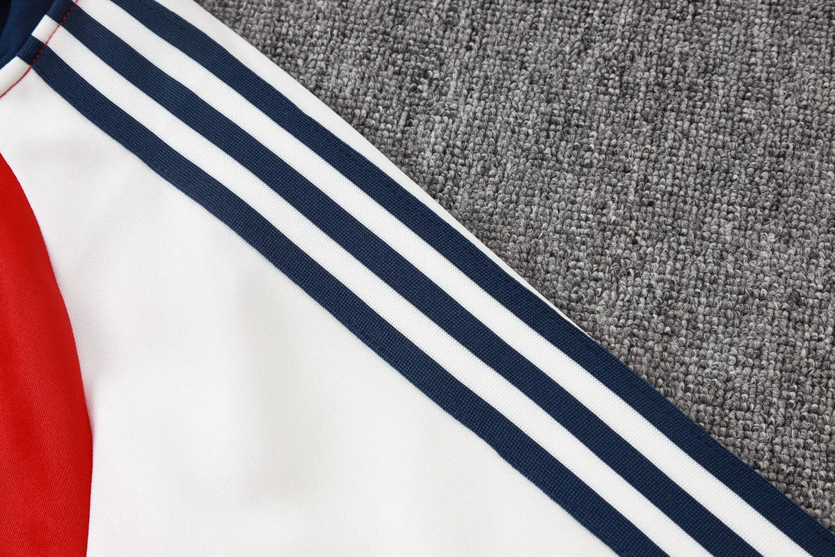 Tuta Full-zip Arsenal 26/27 Uomo Rosso/Blu Navy/Bianco | Tuta da Calcio - CalcioVivo