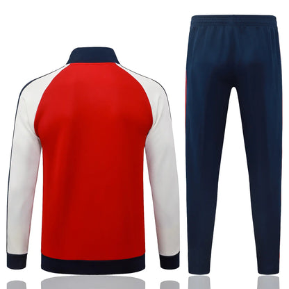 Tuta Full-zip Arsenal 26/27 Uomo Rosso/Blu Navy/Bianco | Tuta da Calcio - CalcioVivo