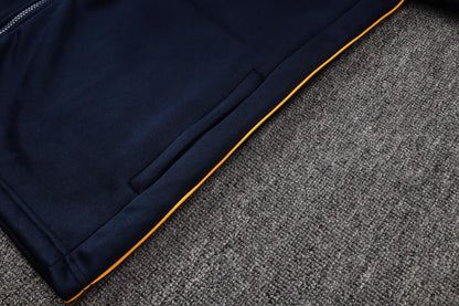 Tuta Full-zip Barcelona 26/27 Uomo Blu Navy | Tuta da Calcio - CalcioVivo
