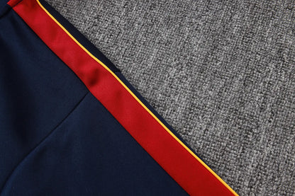 Tuta Full-zip Barcelona 26/27 Uomo Blu Navy | Tuta da Calcio - CalcioVivo