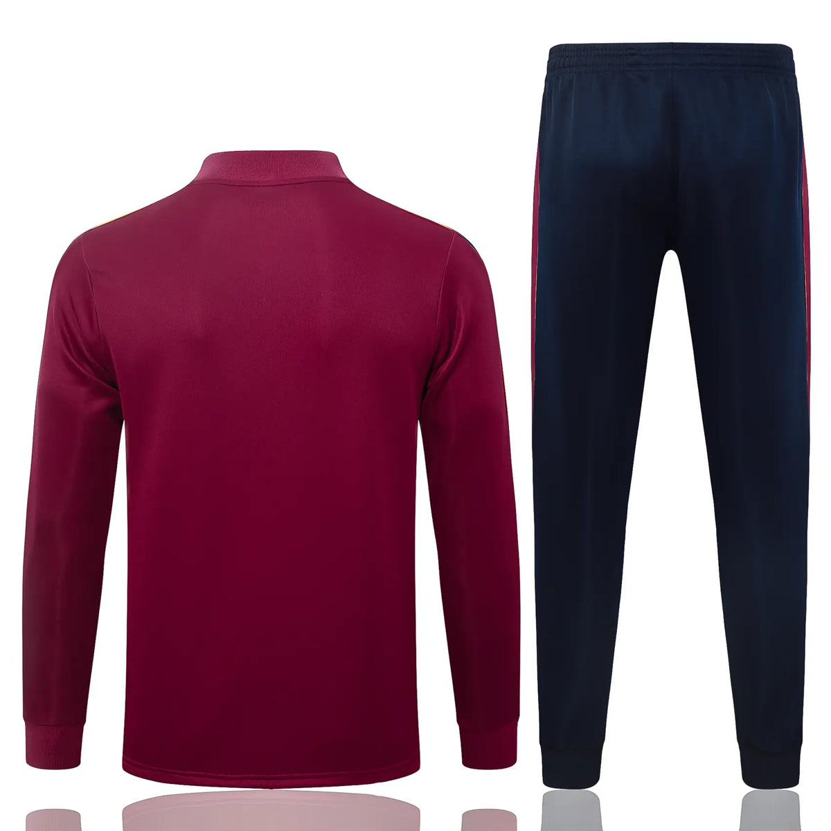 Tuta Full-zip Barcelona 26/27 Uomo Bordeaux e Blu Navy | Tuta da Calcio - CalcioVivo
