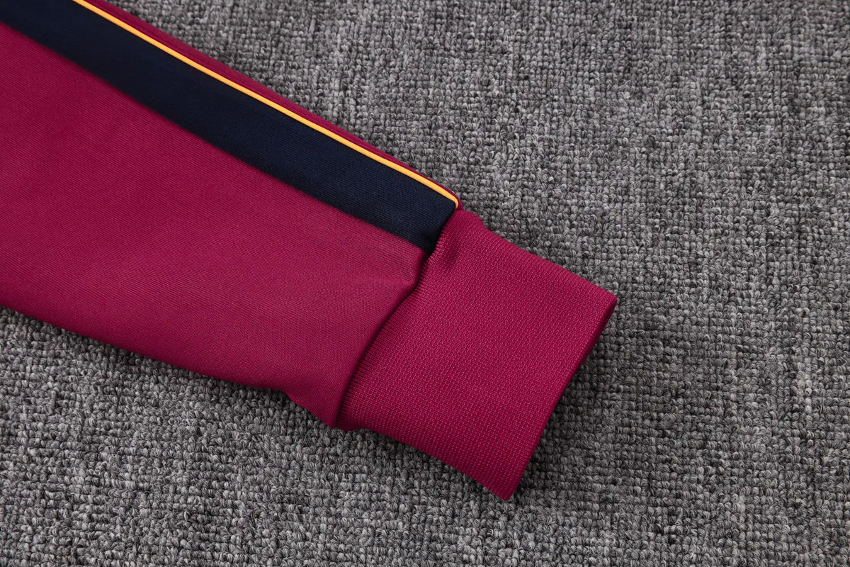 Tuta Full-zip Barcelona 26/27 Uomo Bordeaux e Blu Navy | Tuta da Calcio - CalcioVivo