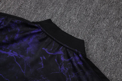 Tuta Full-zip Barcelona 26/27 Uomo Nero/Viola | Tuta da Calcio - CalcioVivo