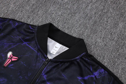Tuta Full-zip Barcelona 26/27 Uomo Nero/Viola | Tuta da Calcio - CalcioVivo
