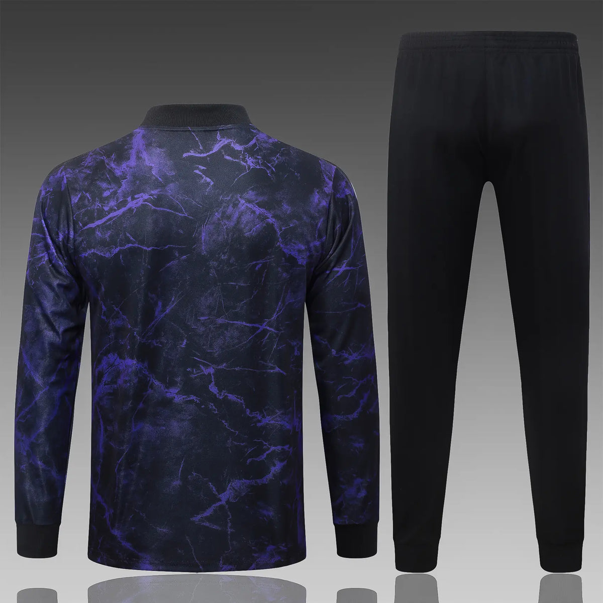 Tuta Full-zip Barcelona 26/27 Uomo Nero/Viola | Tuta da Calcio - CalcioVivo
