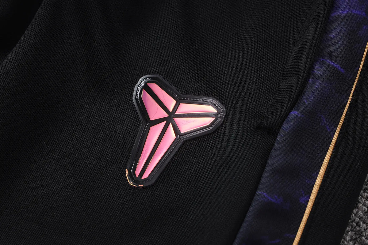 Tuta Full-zip Barcelona 26/27 Uomo Nero/Viola | Tuta da Calcio - CalcioVivo