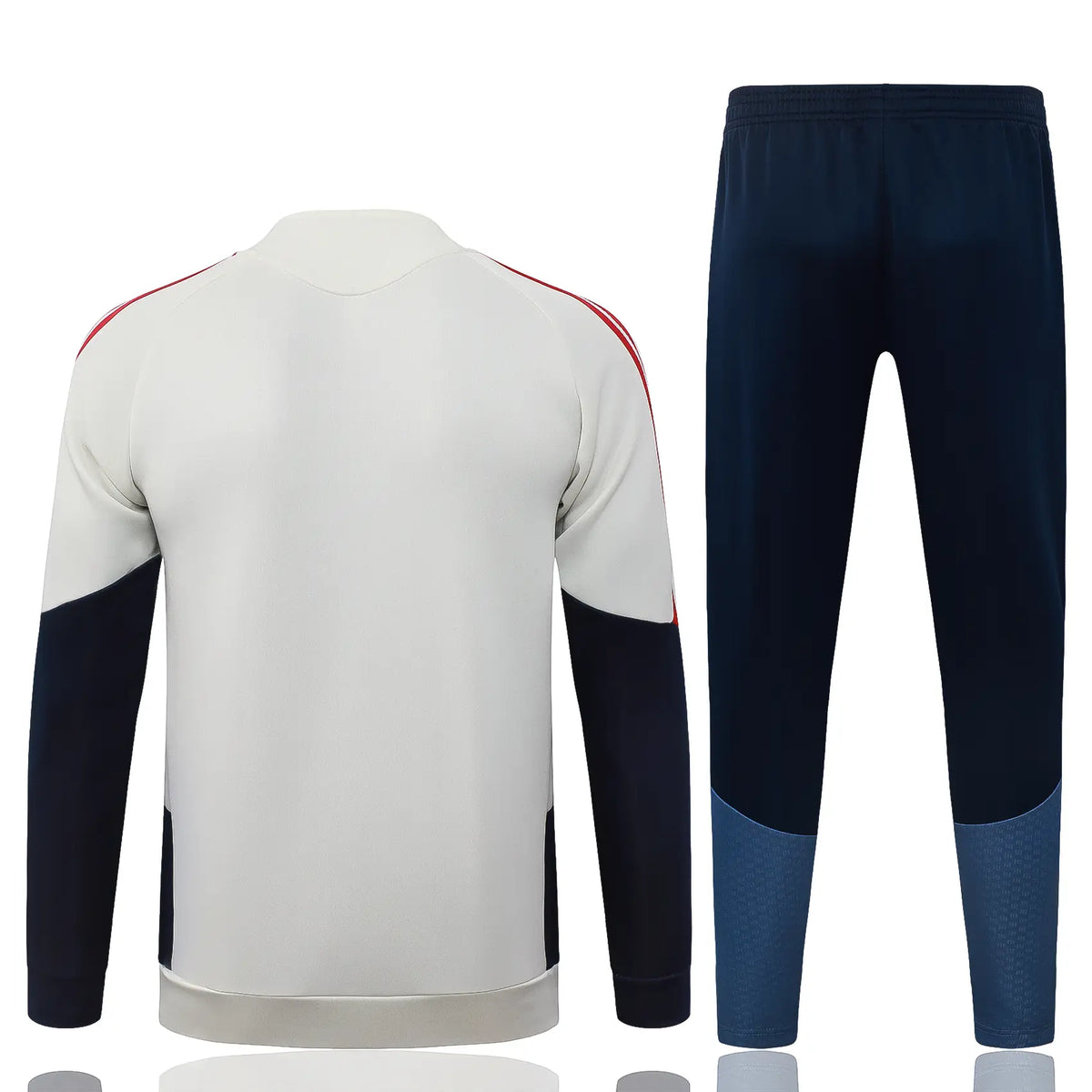 Tuta Full-zip Bayern Munich 26/27 Uomo Bianco e Blu Navy | Tuta da Calcio - CalcioVivo