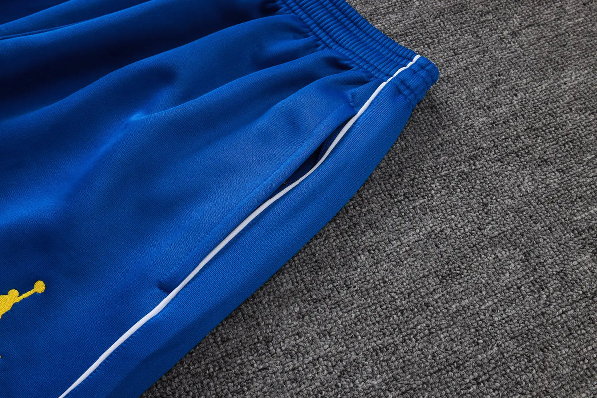 Tuta Full-zip Brasile 26/27 Uomo Blu Reale con inserti Gialli | Tuta da Calcio - CalcioVivo