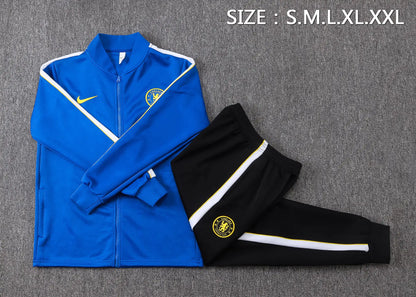Tuta Full-zip Chelsea 26/27 Uomo Blu e Nero | Tuta da Calcio - CalcioVivo