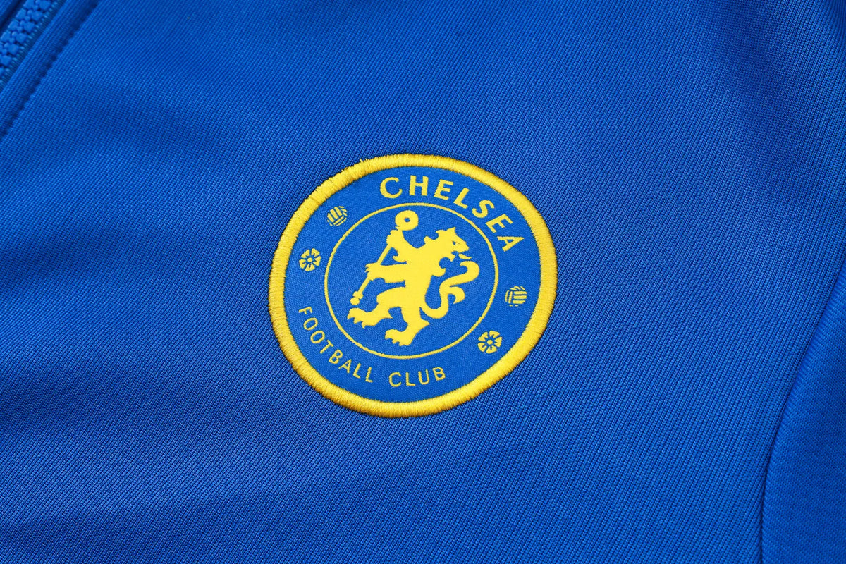 Tuta Full-zip Chelsea 26/27 Uomo Blu e Nero | Tuta da Calcio - CalcioVivo