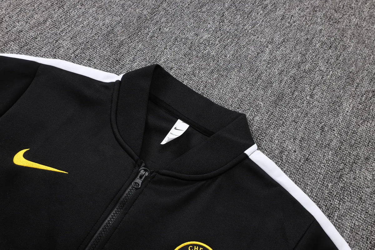 Tuta Full-zip Chelsea 26/27 Uomo Nero | Tuta da Calcio - CalcioVivo